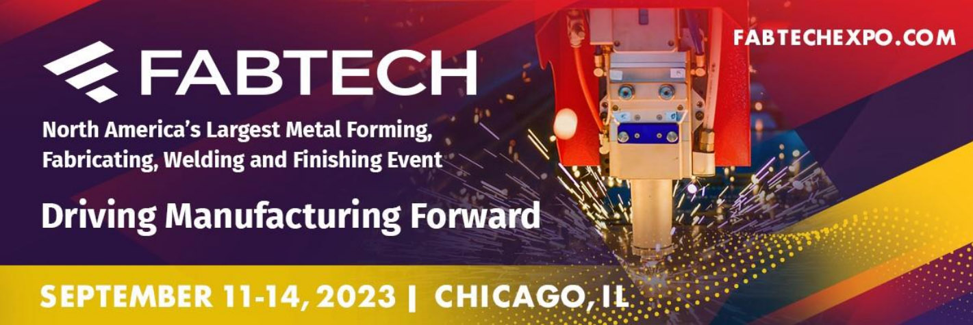 Exposición FABTECH Chicago del 11 al 14 de septiembre de 2023